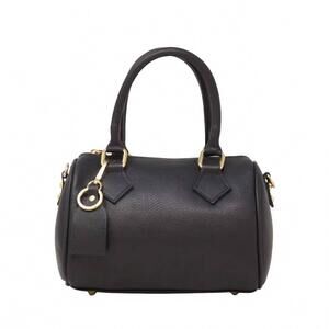 NEW GERMAN FUENTES women's small tote leather crossbody bag in navy